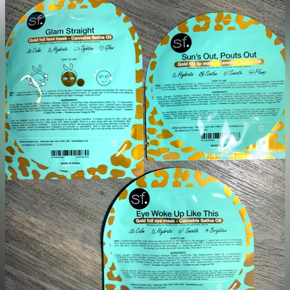 SFGLOW Glam in Paradise 3-Piece Mask Set - Picture 4 of 4